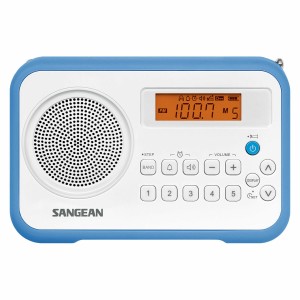 Radio Sangean PRD18W Blue Amber Blue/White