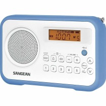 Radio Sangean PRD18W Blau Bernstein Blau/Weiß