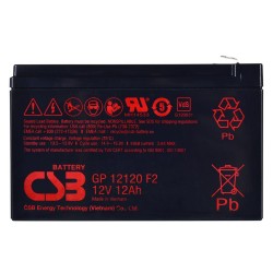 Batterie für Unterbrechungsfreies Stromversorgungssystem USV HITACHI CSB GP12120F2 12000 mAh 12 V