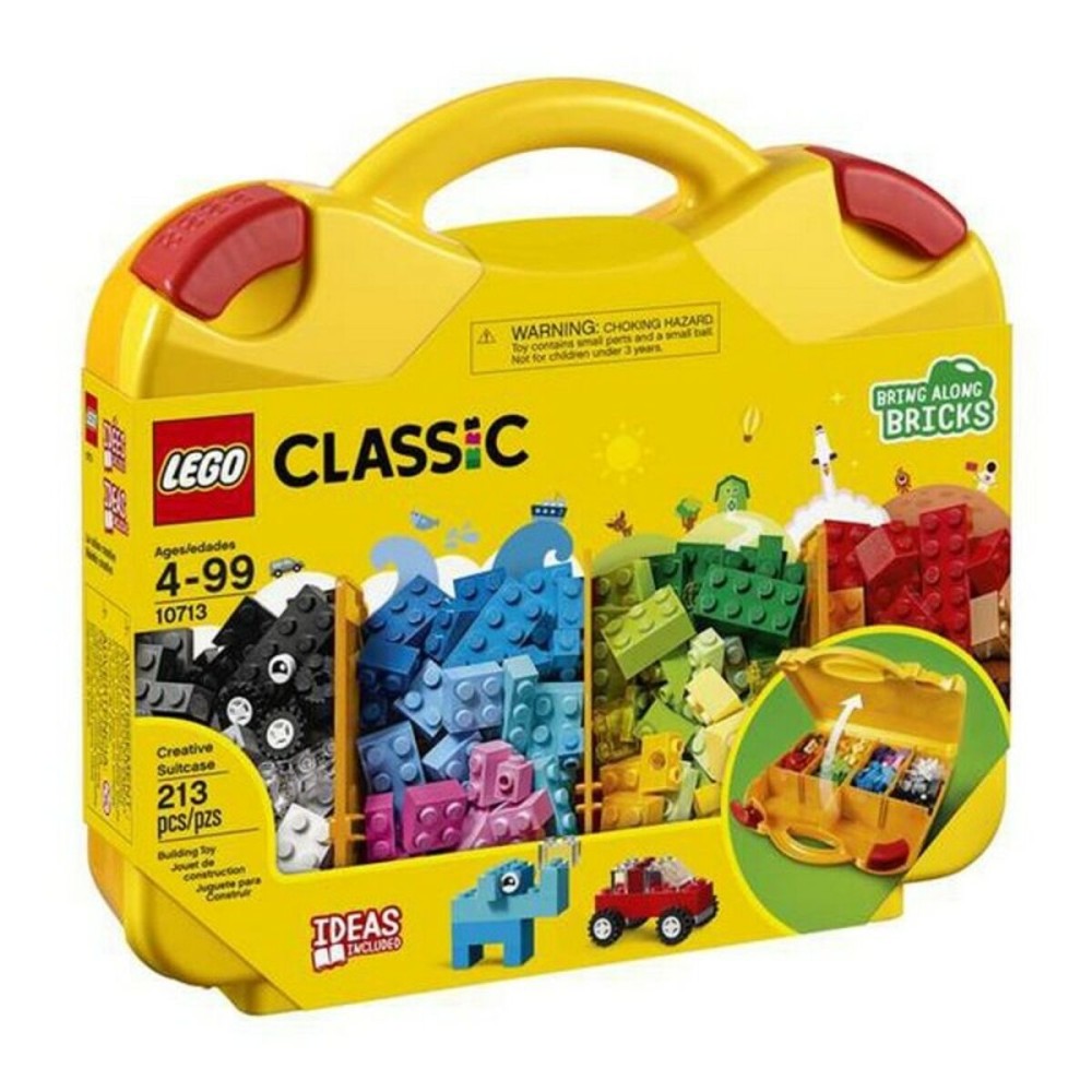 Konstruktionsspiel Classic Creative Briefcase Lego 10713 Blau Schwarz Bunt (213 pcs)