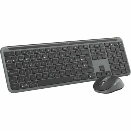 Keyboard Logitech Grey Spanish Qwerty QWERTY