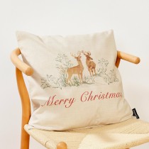 Cushion cover Belum Christmas Deer Multicolour 50 x 50 cm