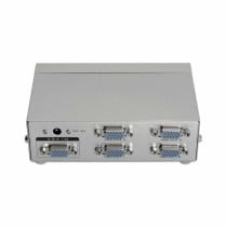 Commutateur VGA avec 4 Ports Aisens A116-0085 Gris Argenté