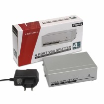 Commutateur VGA avec 4 Ports Aisens A116-0085 Gris Argenté