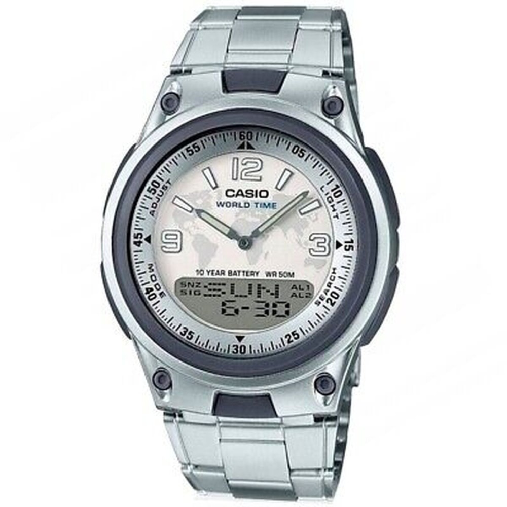 Herrenuhr Casio ILLUMINATOR TELEMEMO 30 Silberfarben (Ø 40 mm)