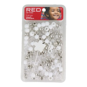 Perles Red Kiss Kiss L Blanc Argenté 240 Pièces