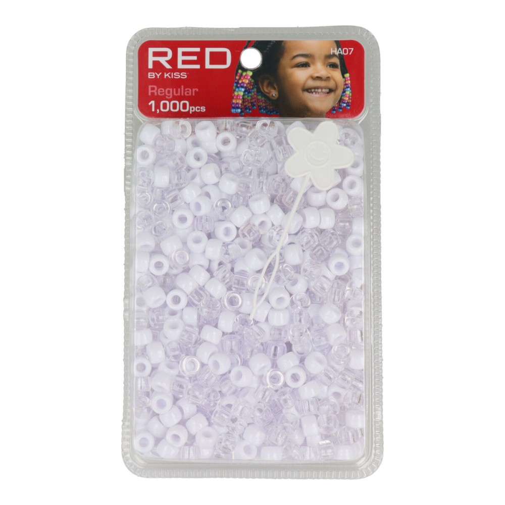 Perles Red Kiss Kiss Regular Blanc Transparent 1000 Pièces