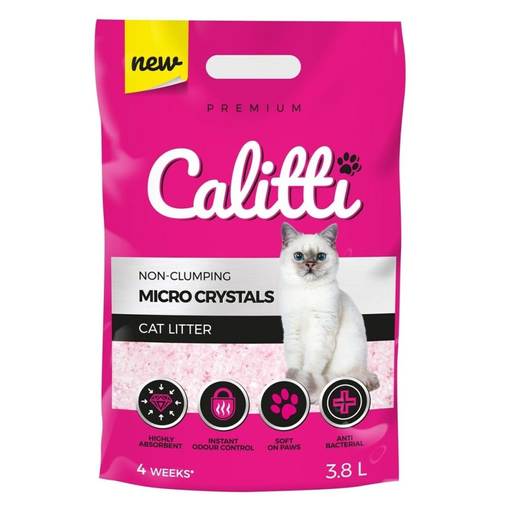 Cat Litter Calitti Micro Crystals Plastic 3,8 L