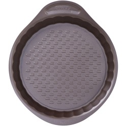 Oven Mould Pyrex Asimetria Circular Black 25 cm (6 Units)