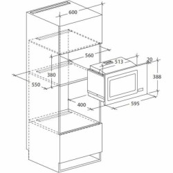 Microwave Rosieres RMG28DF 900 W 28 L