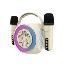 Speaker with Karaoke Microphone Celly PARTYMIC2WH White 6 W 5 W 4 W