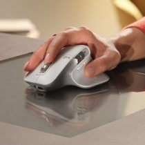 Schnurlose Mouse Logitech MX Master 3S Silberfarben Schwarzweiß