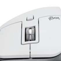 Schnurlose Mouse Logitech MX Master 3S Silberfarben Schwarzweiß