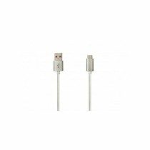 USB A zu USB-C-Kabel DCU 391156 Silberfarben (1 m)