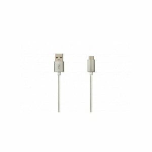 USB A to USB C Cable DCU 391156 Silver (1 m)