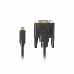 Câble USB-C vers DVI-D Lanberg CA-CMDV-10CU-0018-BK Noir 1,8 m