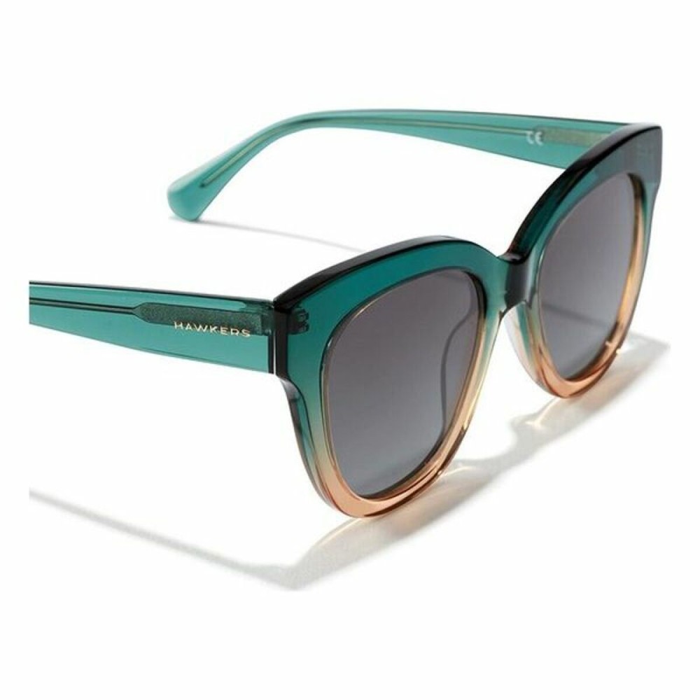 Lunettes de soleil Femme Audrey Hawkers Vert Doré