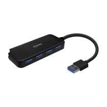 USB Hub Aisens Black (1 Unit)