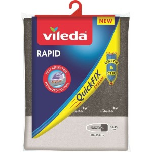 Bügelbrettbezug Vileda Rapid Quick fix 135 cm Grau