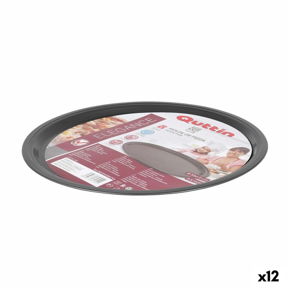 Plat pour pizza Quttin 33 x 1,5 cm (12 Unités)