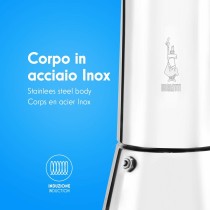 Cafetière Italienne Bialetti 0007254 Argenté Acier inoxydable 4 Tasses 200 ml