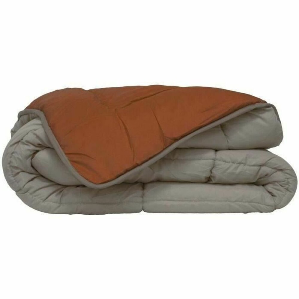 Couette légère Poyet  Motte Gris Marron Clair 400 g /m² 220 x 240 cm 240 x 220 cm