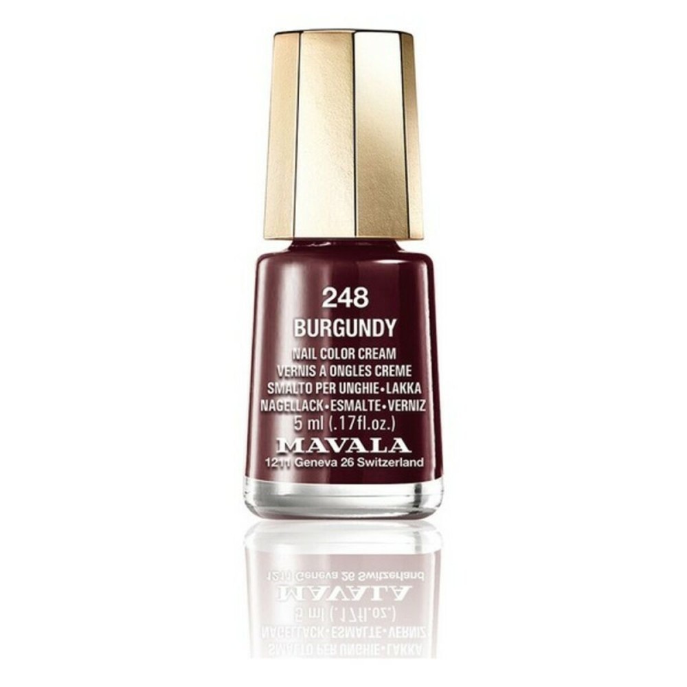 Nail polish Nail Color Mavala Nail Color 248-burgundy 5 ml