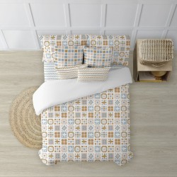 Housse de Couette Kids&Cotton Tilburg Multicouleur 175 Fils 260 x 240 cm