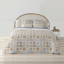 Housse de Couette Kids&Cotton Tilburg Multicouleur 175 Fils 260 x 240 cm