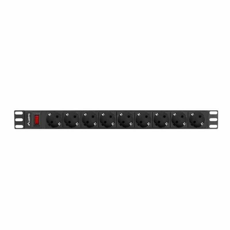 Steckerleiste mit 9 Steckdosen und Schalter Lanberg PDU-09F-0300-BK (3 m)