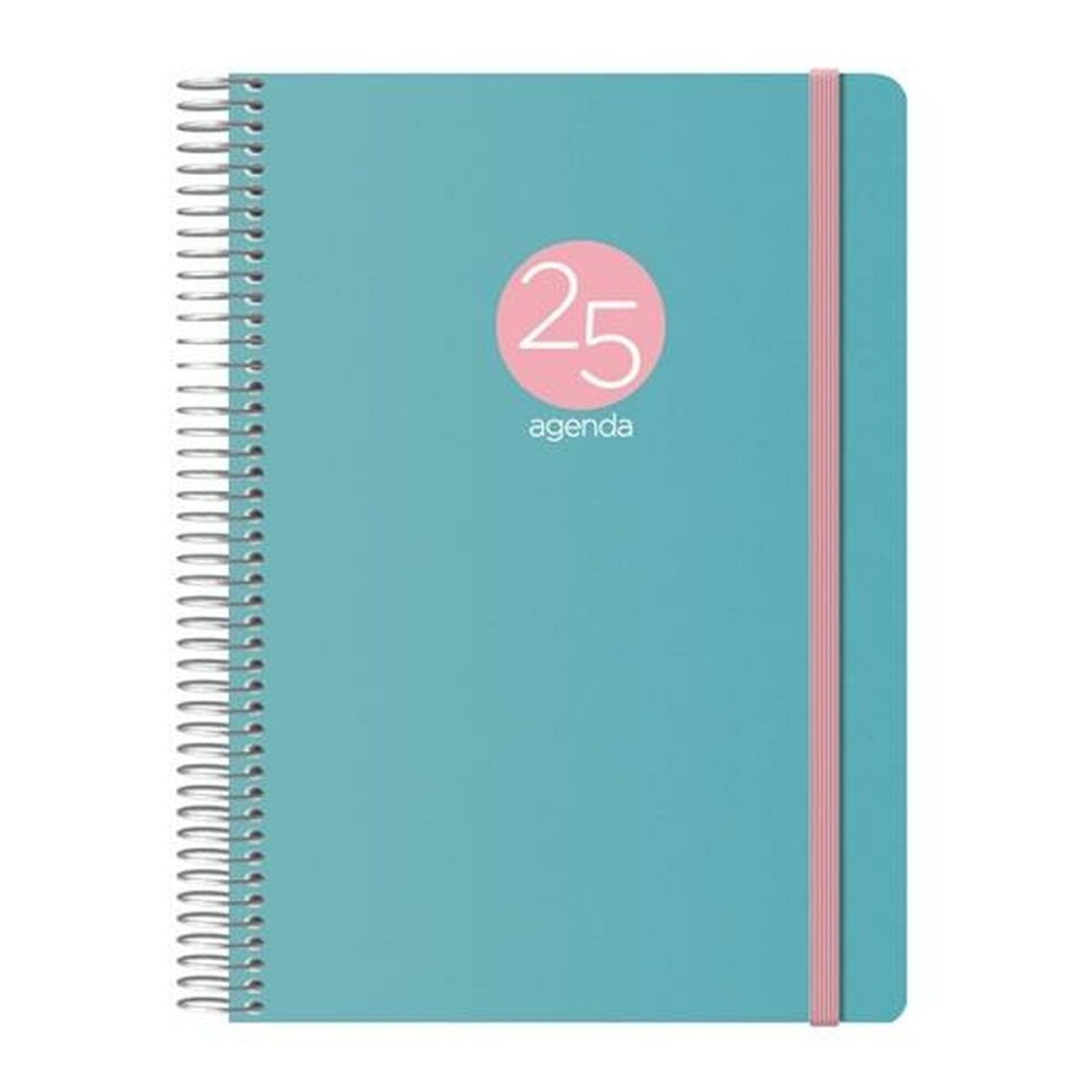 Agenda DOHE Memphis Vert quarto 15 x 21 cm Annuel 2025