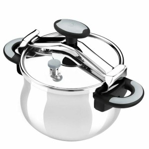 Pressure cooker BRA Metal Stainless steel Bakelite 6 L