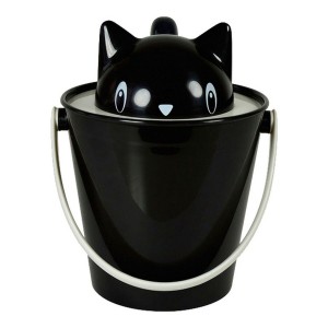 Seau de conteneur United Pets Noir Chat