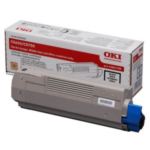 Toner original OKI 43865708 Noir