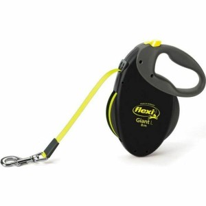 Dog Lead Flexi Neon Giant L Black 8 m