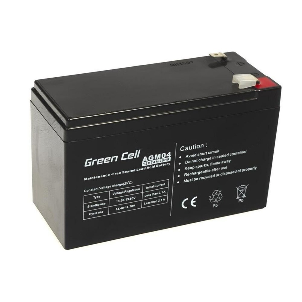 Batterie pour Système d'Alimentation Sans Interruption Green Cell AGM04 7 Ah 12 V