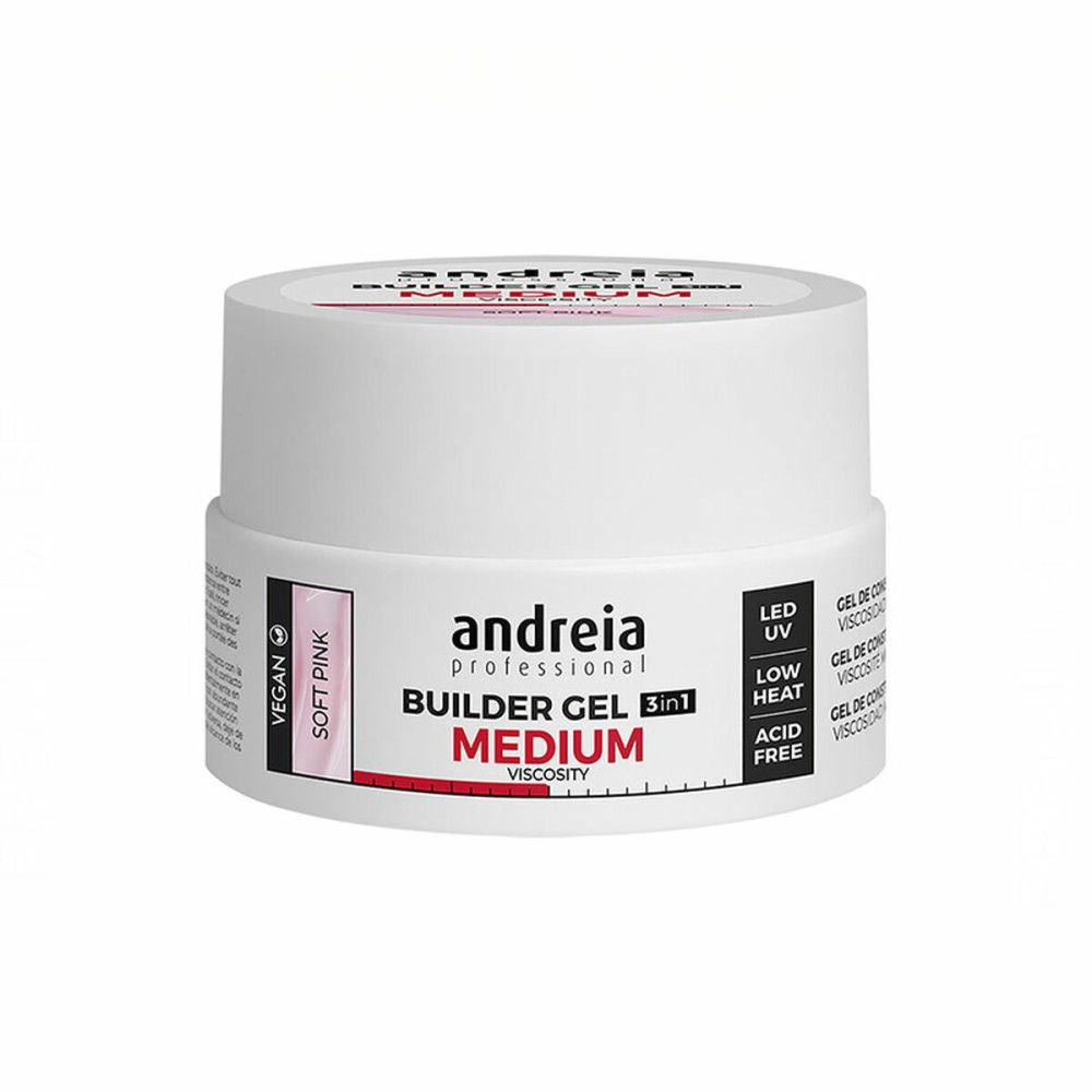 Gel-Nagellack Medium Viscosity Andreia Professional Builder Rosa (22 g)