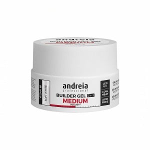 Gel-Nagellack Medium Viscosity Andreia Professional Builder Weiß (22 g)