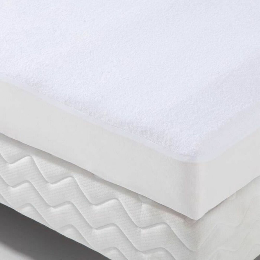 Protecteur de matelas Poyet  Motte Blanc 120 x 190 cm