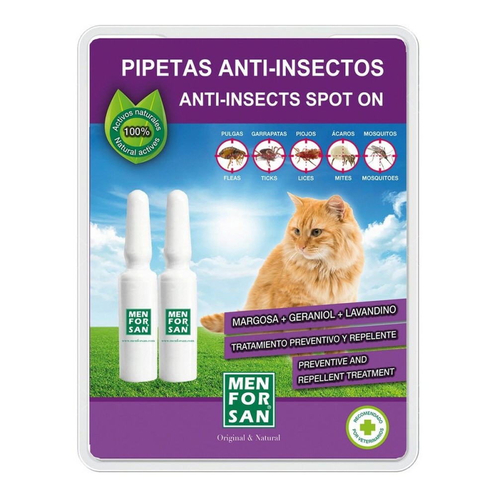 Insect repellant Menforsan 2 Units Pipettes Cat