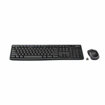 Keyboard and Wireless Mouse Logitech MK270 Wireless Black Spanish Qwerty