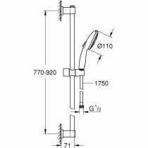 Shower Column Grohe Vitalio Start 110 Plastic