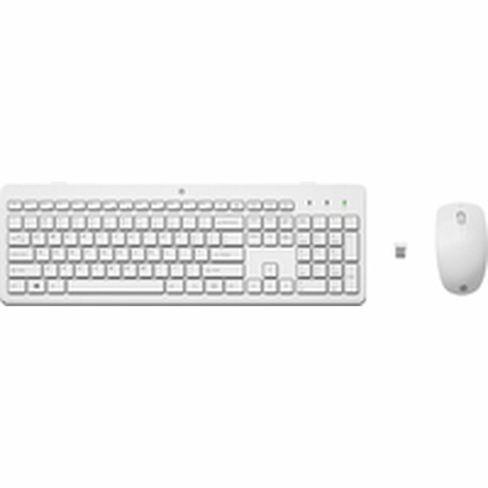 Keyboard HP 3L1F0AA White Spanish Qwerty