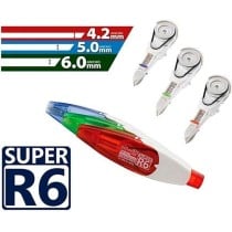 roller correcteur Office Box SUPER R6 6 m 4,2 mm Rechange Rouge (24 Unités)