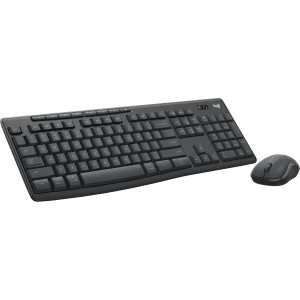 clavier et souris Logitech MK370 Gris Graphite Espagnol Qwerty