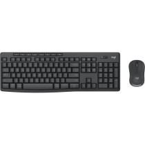 Keyboard and Mouse Logitech MK370 Grey Graphite Spanish Qwerty