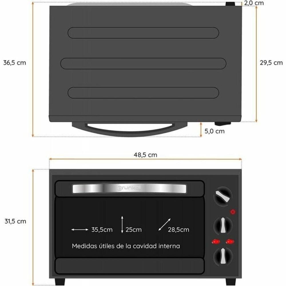 Herdplatte Grunkel HR-28N RM 1600 W