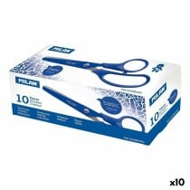 Scissors Milan Blue Stainless steel (10 Units)