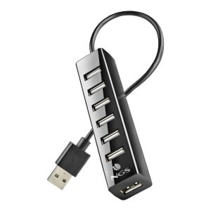 Hub USB NGS IHUB7 TINY Noir