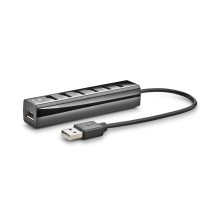 Hub USB NGS IHUB7 TINY Schwarz